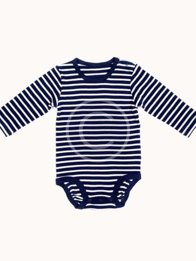 Striped bodysuit