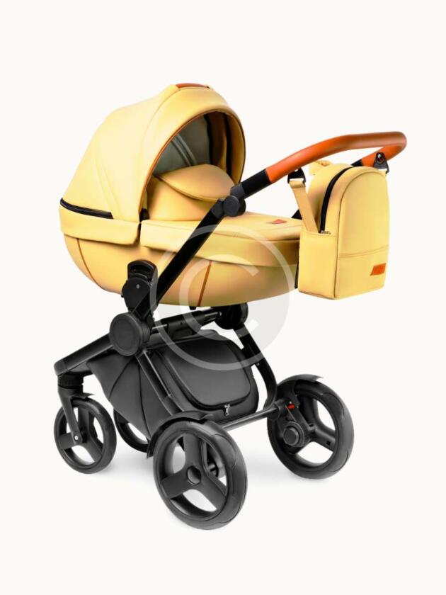 Yellow stroller