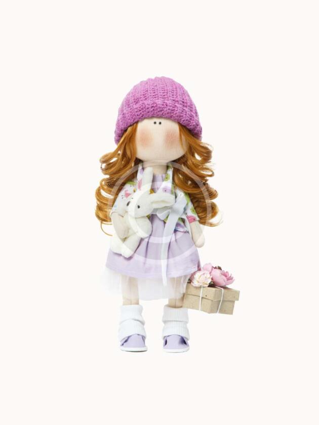 Lilac tilda doll